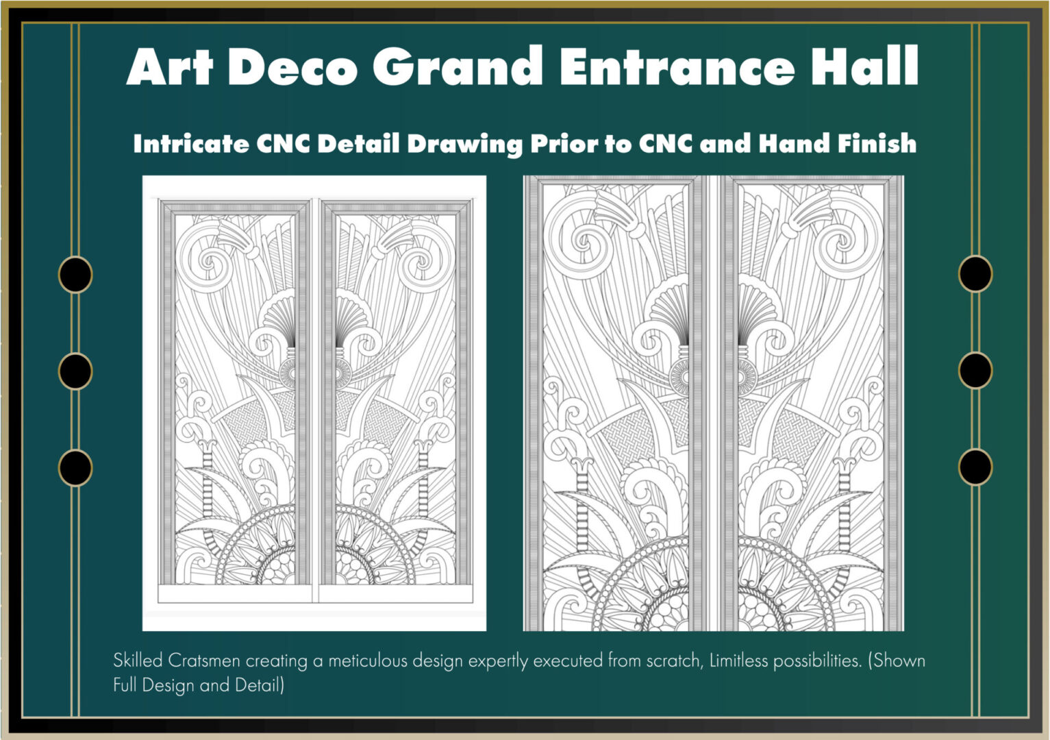 Art Deco Grand Entrance Hall with Intricate CNC Detail