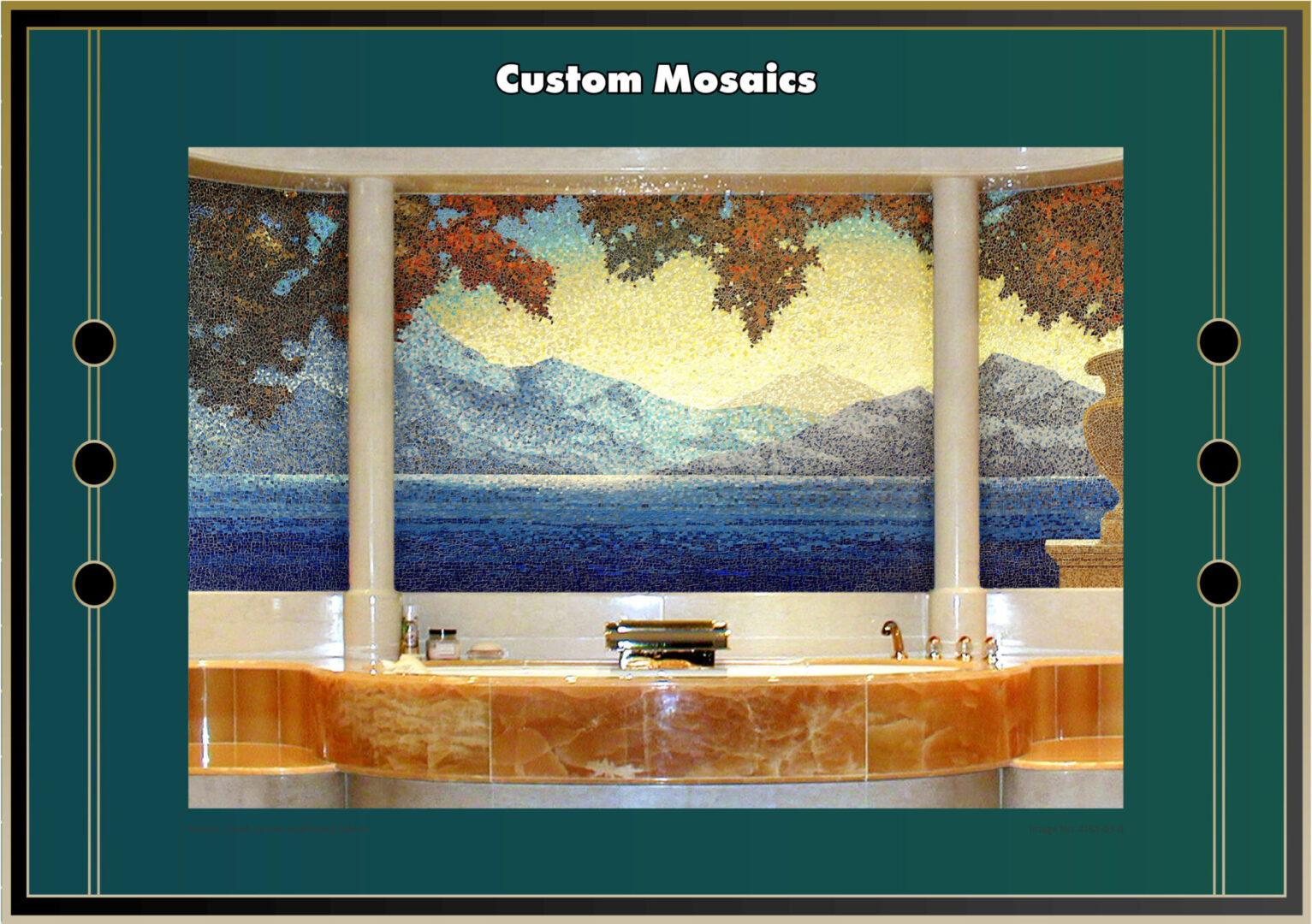 Beautifully designed Custom Mosaic reflecting nature