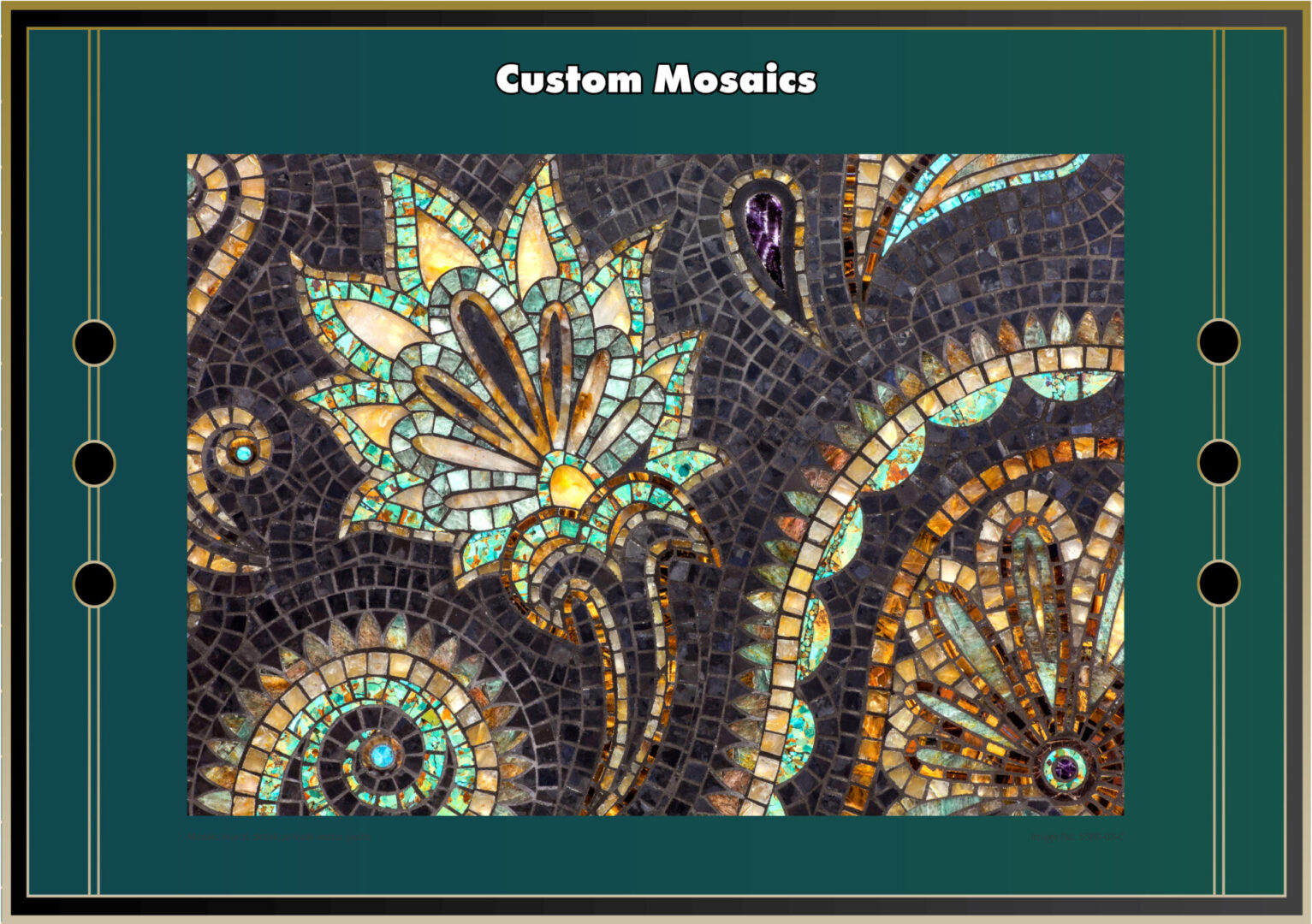 Custom Mosaics are available for all clients