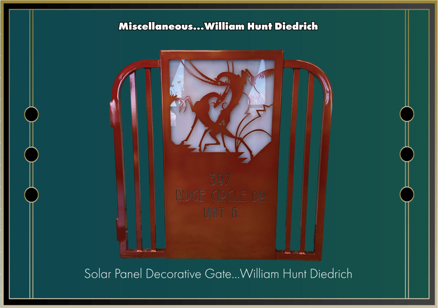 William Hunt Diedrich Decorative Gate
