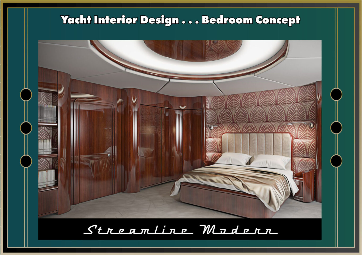 Yacht Interior Design Bedroom Concept