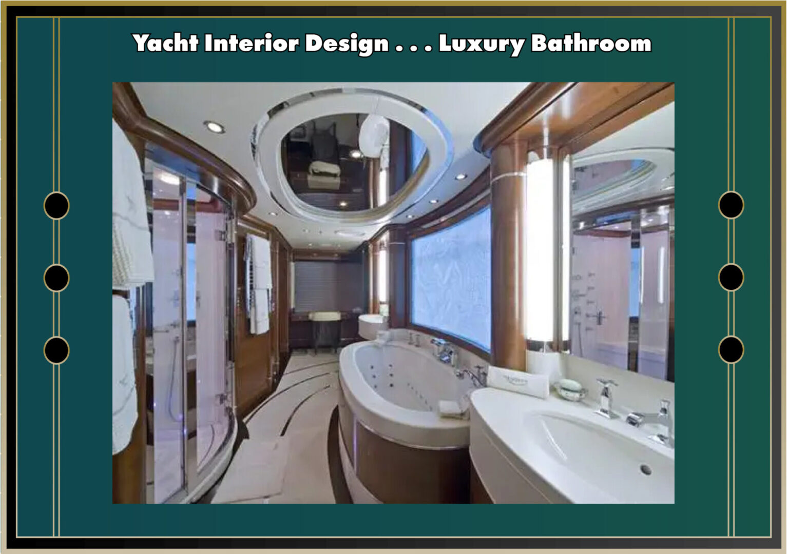 Yacht Interior Design for Luxury Bathroom
